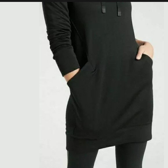 ATHLETA Triumph Luxe Shine Hoodie Dress - Picture 2 of 4